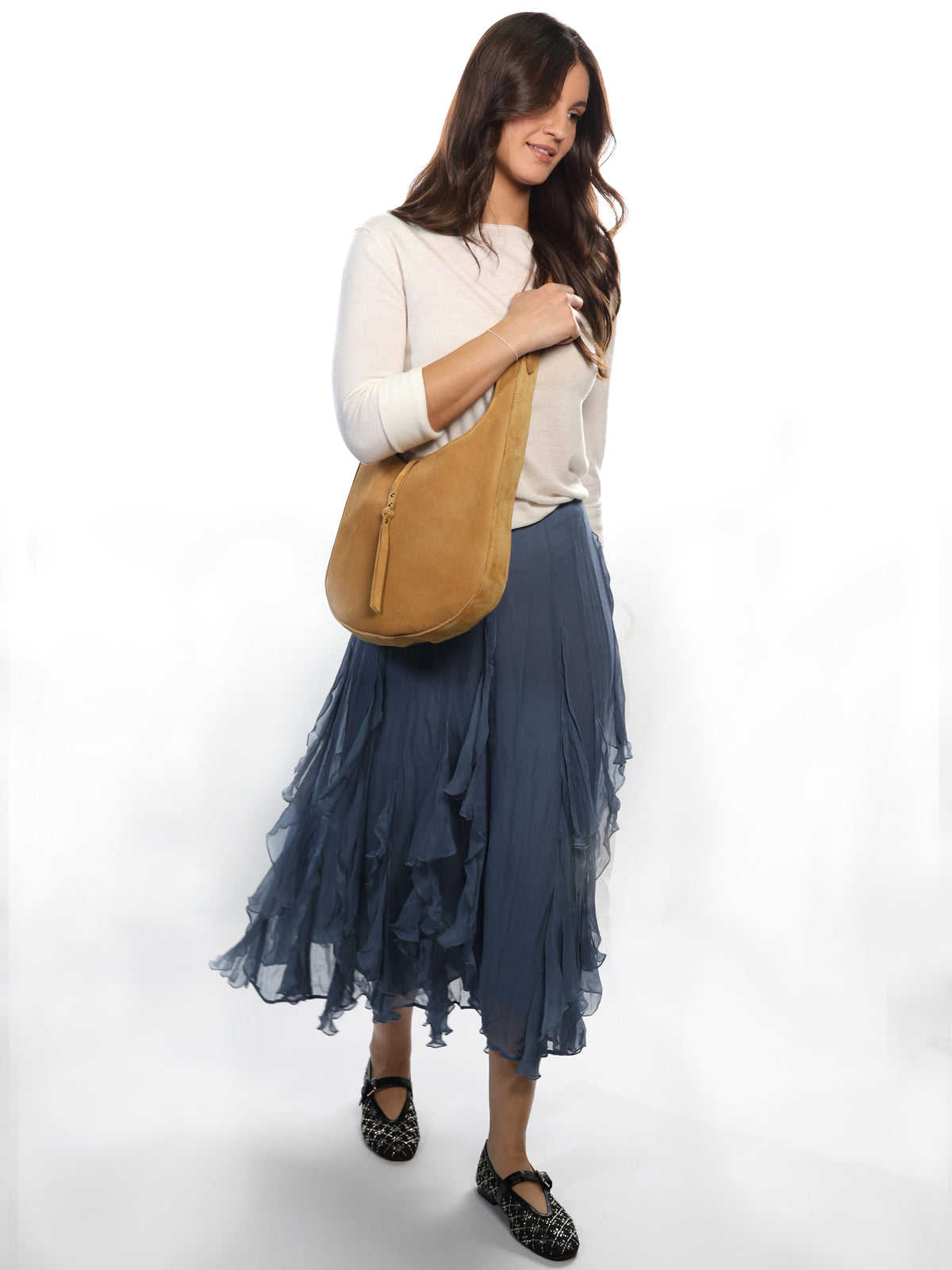 Sand Hobo Bag