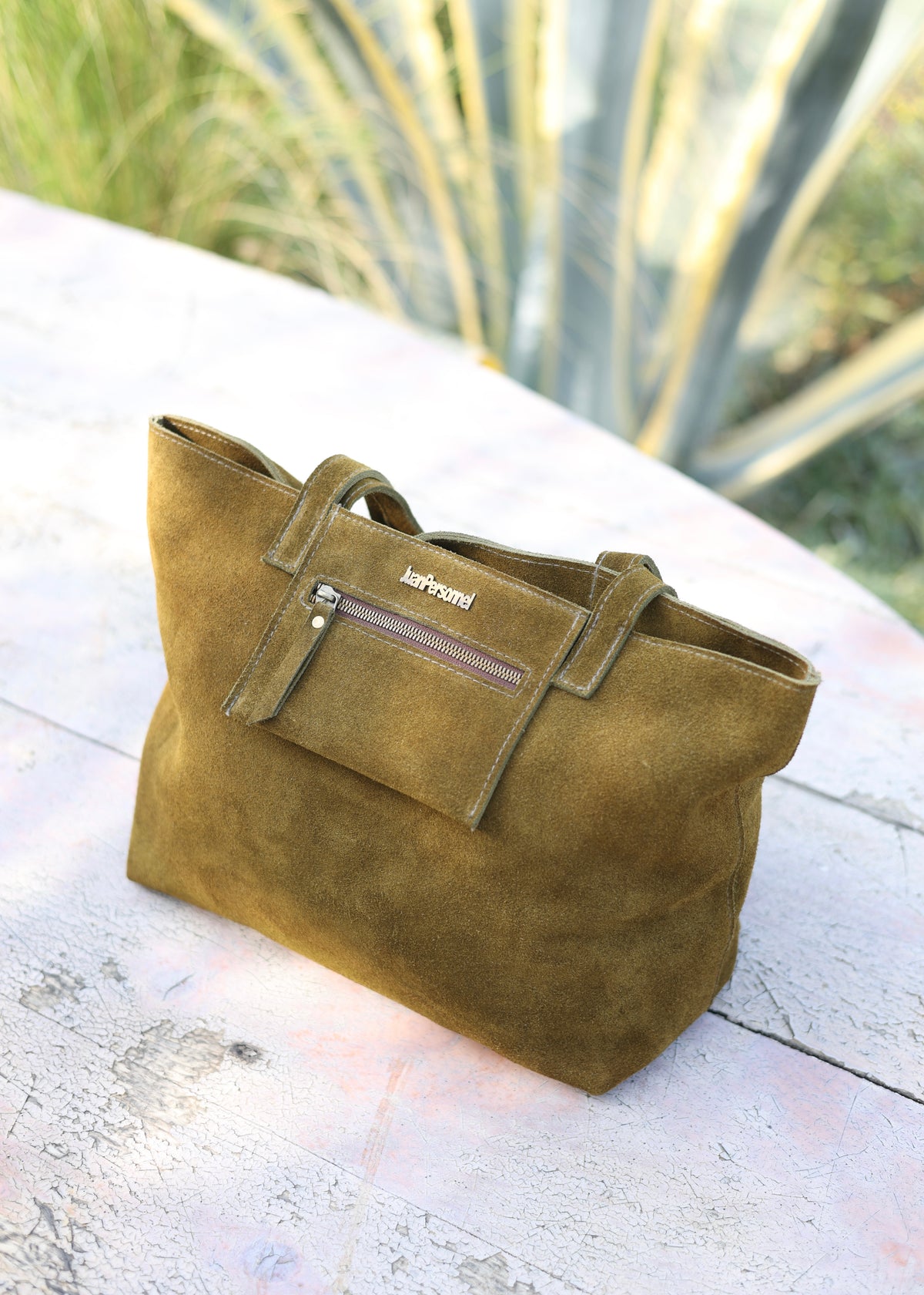 Olive Green Tote
