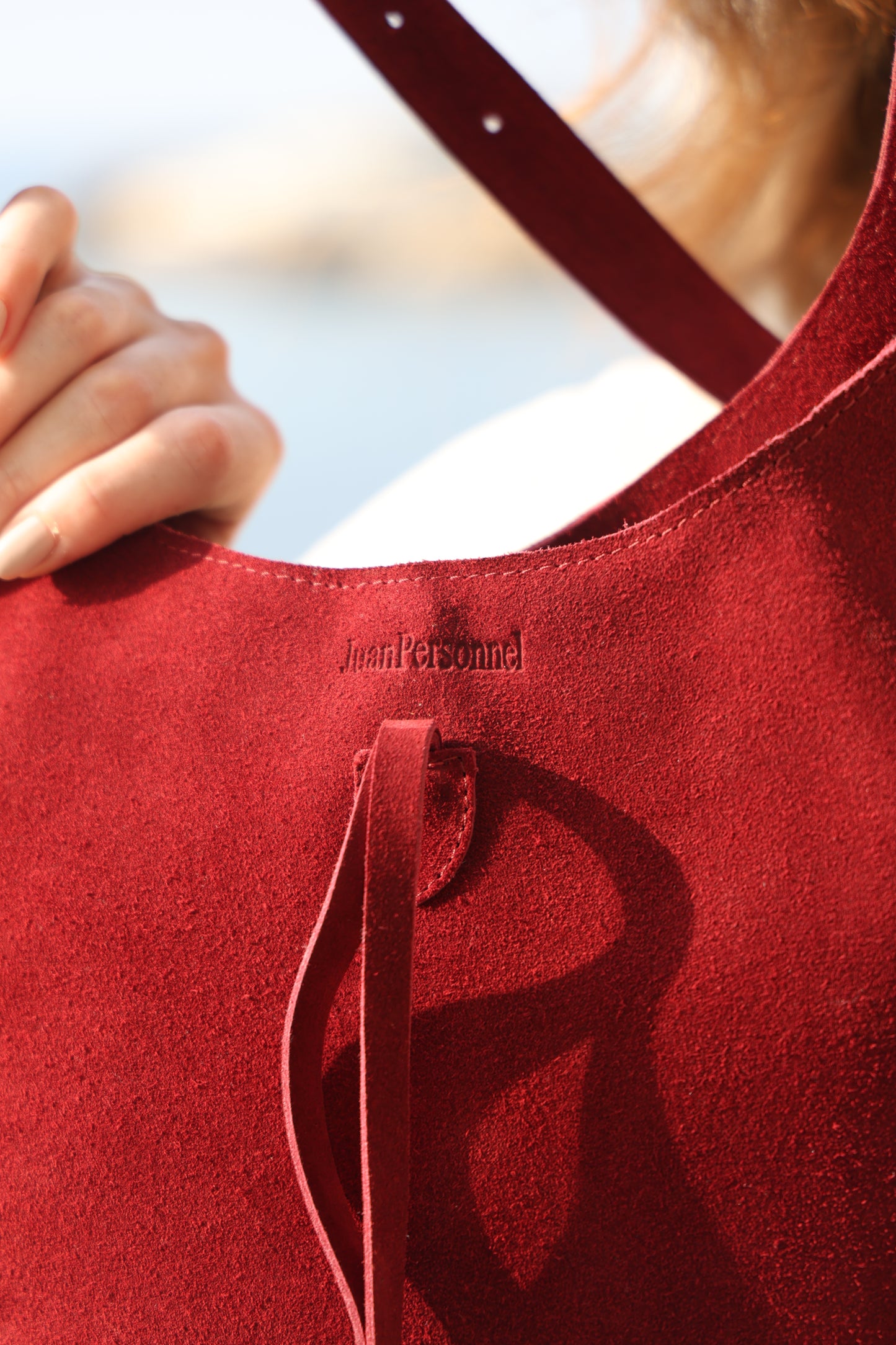 Burgundy Hobo Bag