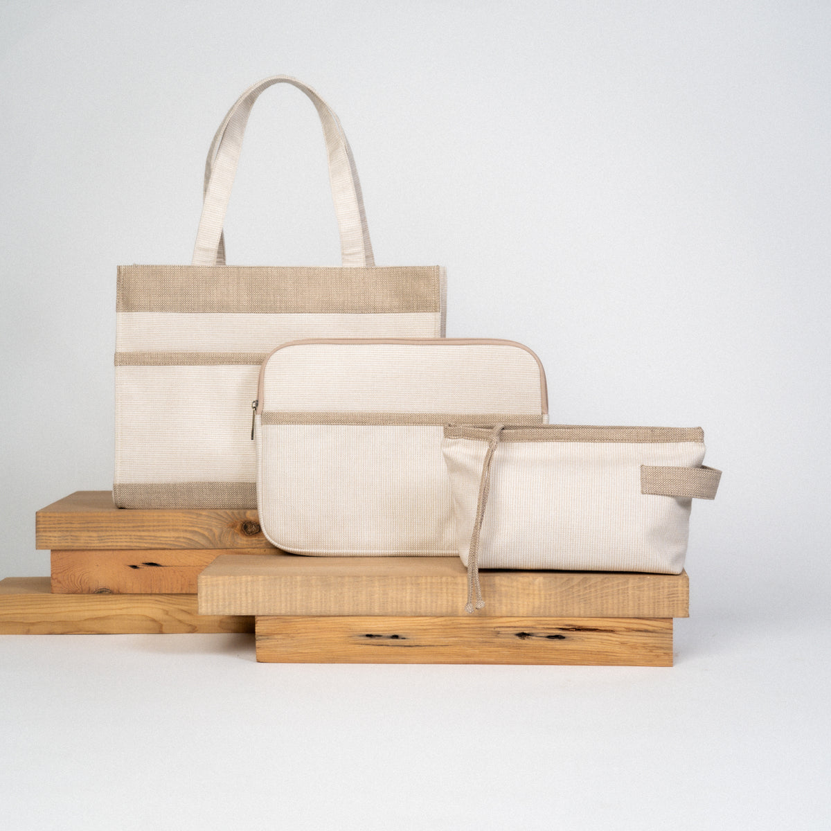 Ivory Canvas Tote