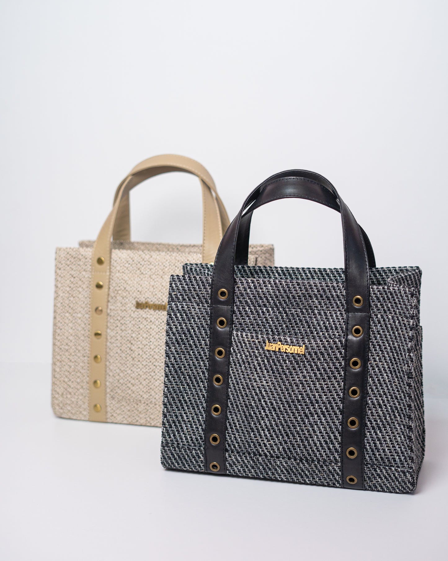 Black Jacquard Tote