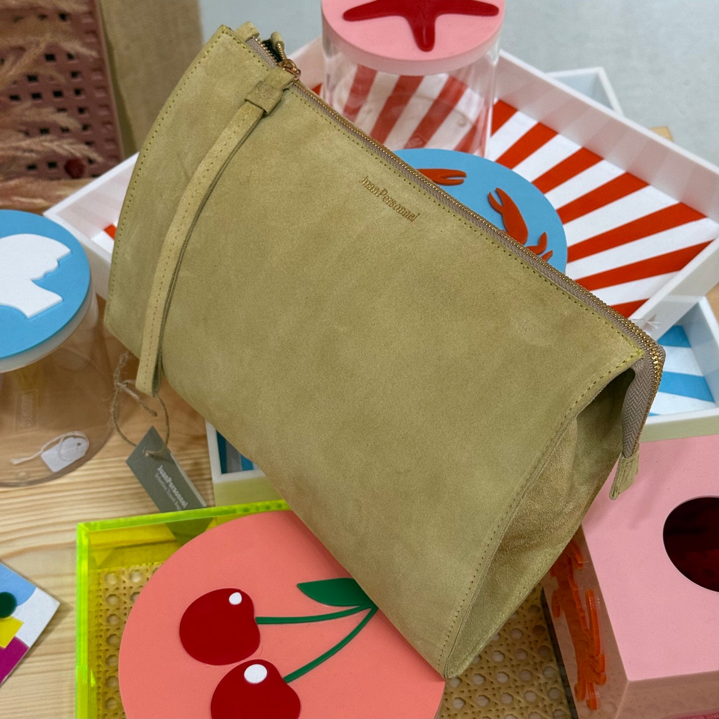 Suede Purse