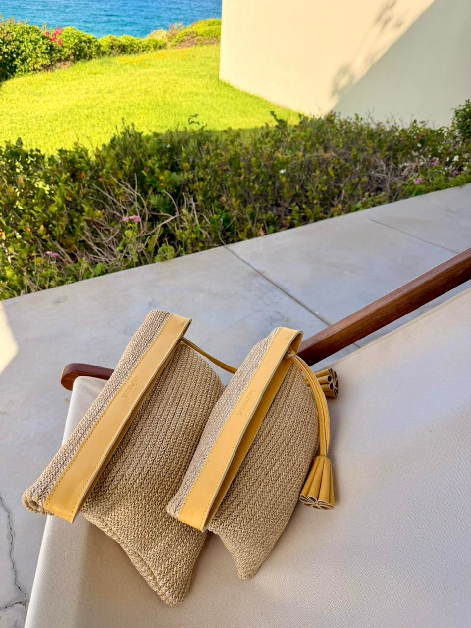 Yellow Flower Purse