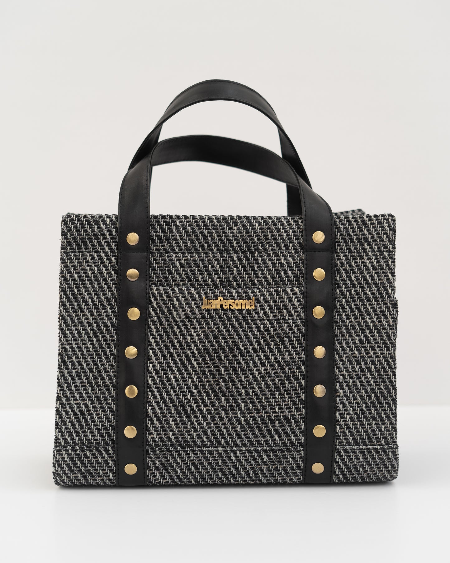 Black Jacquard Tote