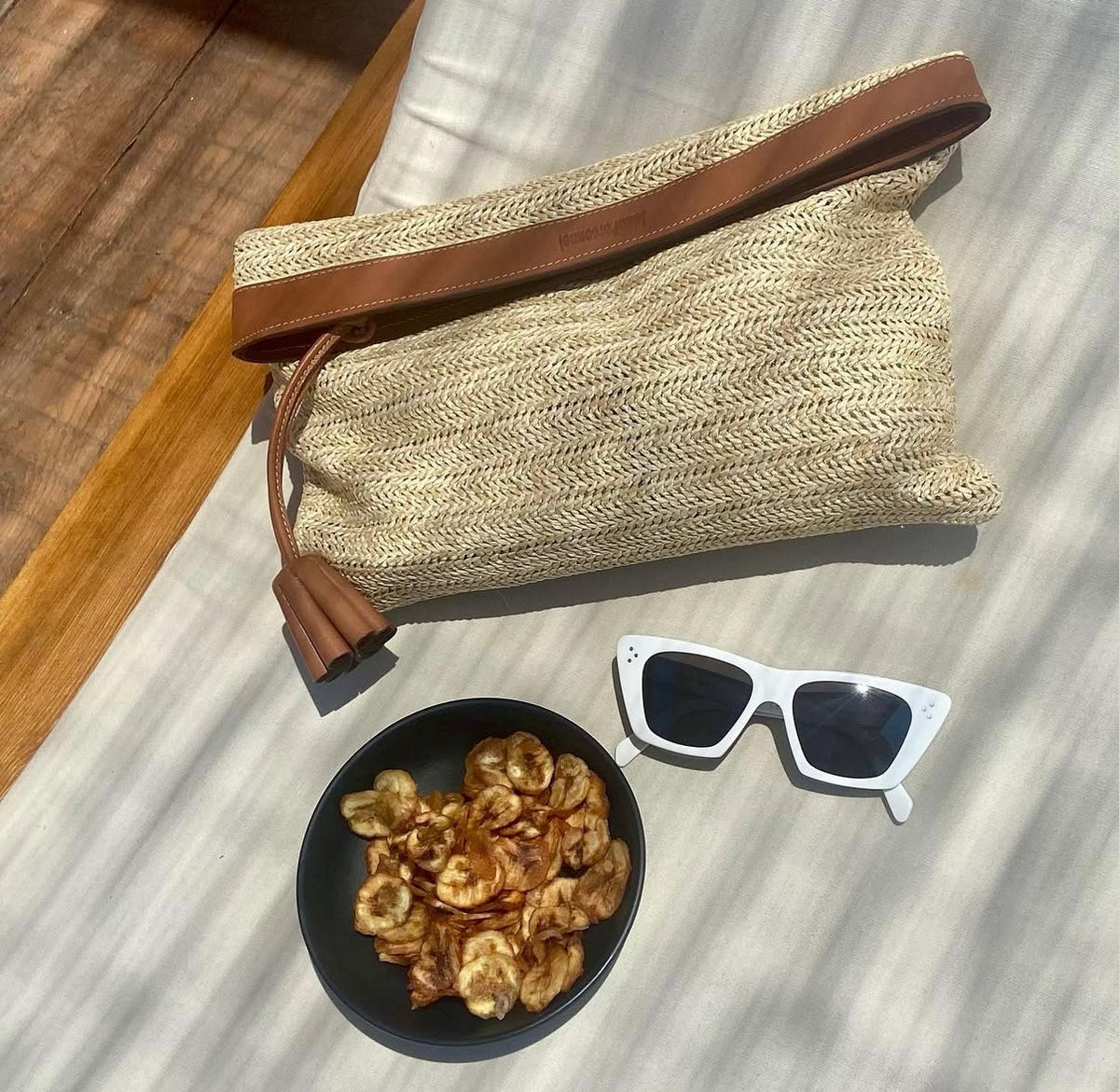 Brown Flower Purse