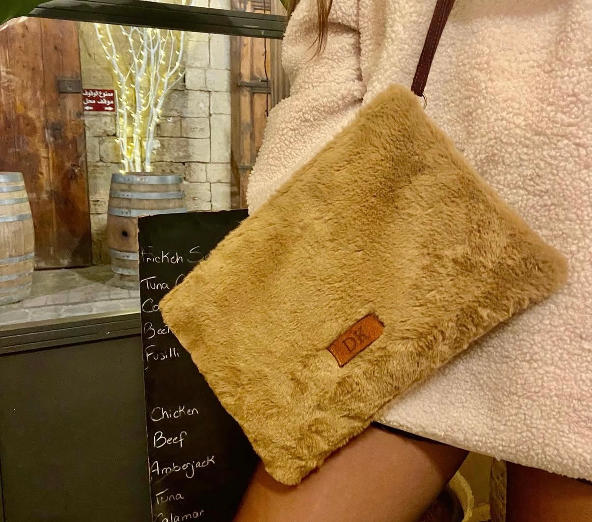 Faux-Fur Purse