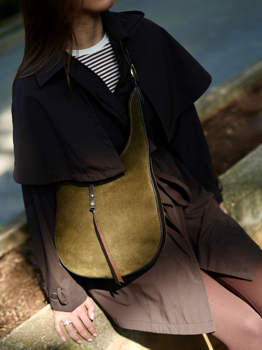 Olive Green Hobo Bag