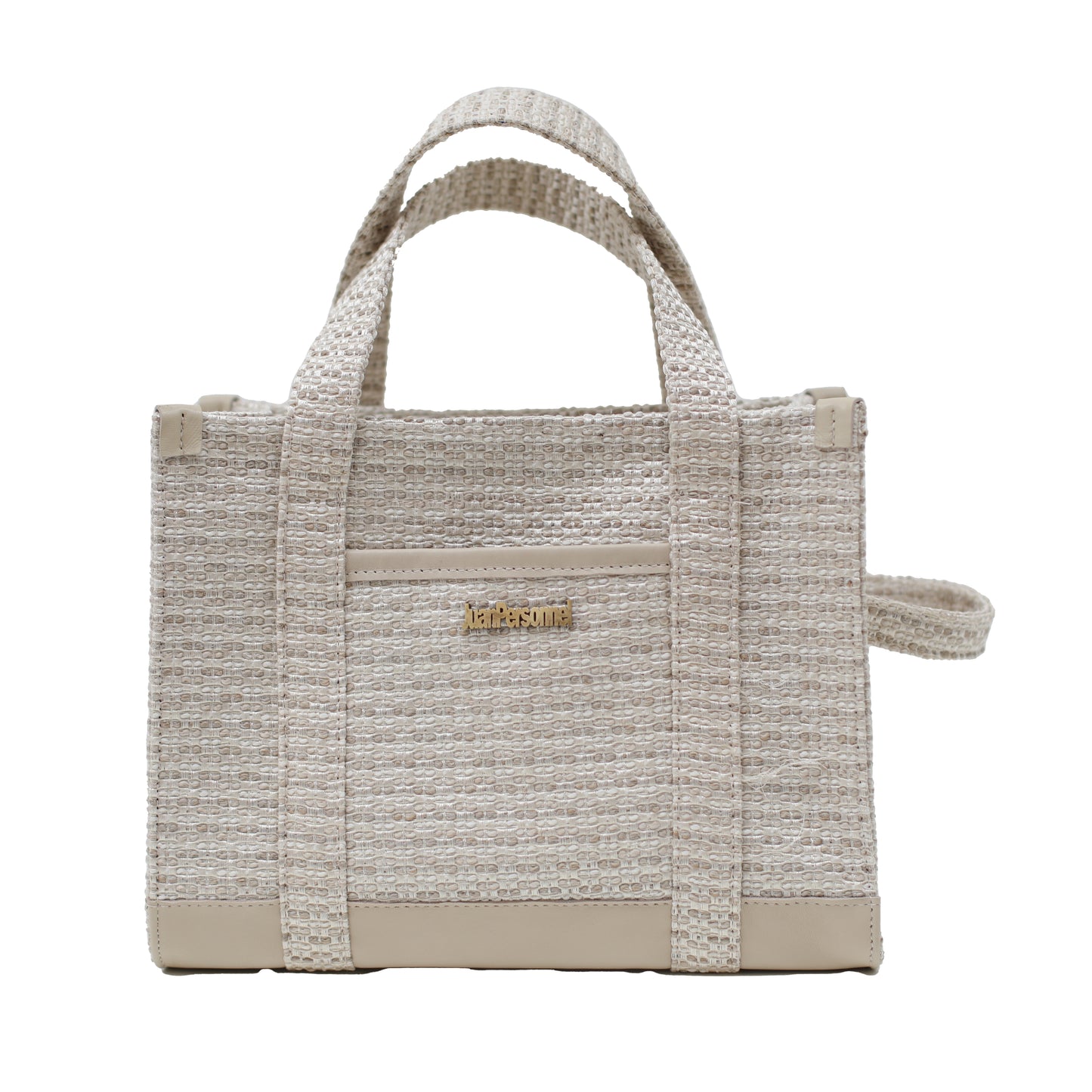 Ivory Tweed Tote