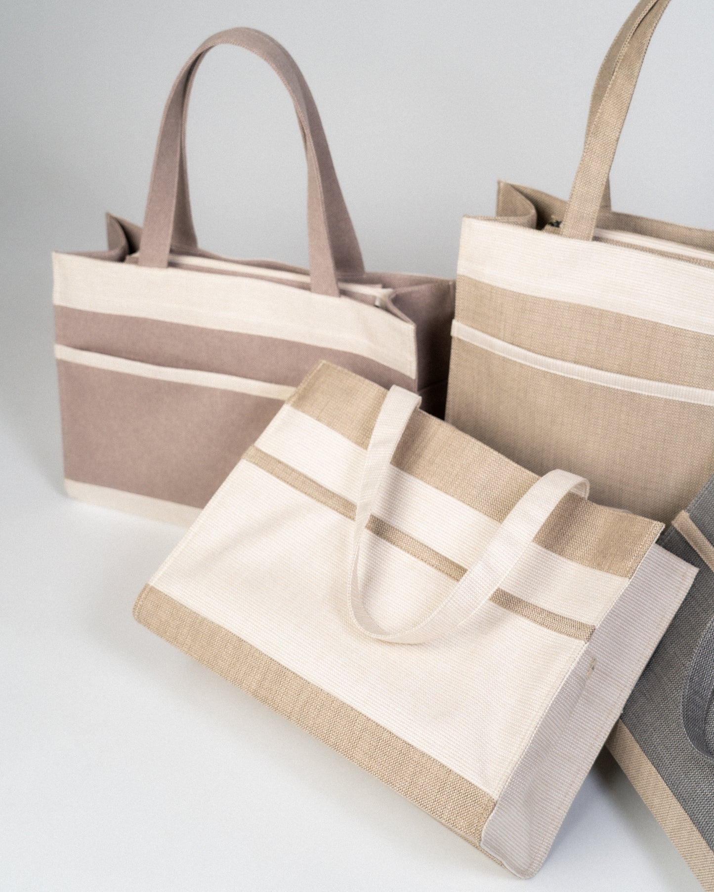 Ivory Canvas Tote Bag