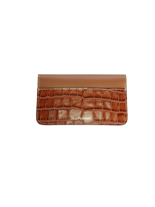 Brown Croco Wallet