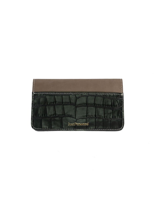 Taupe Croco Wallet