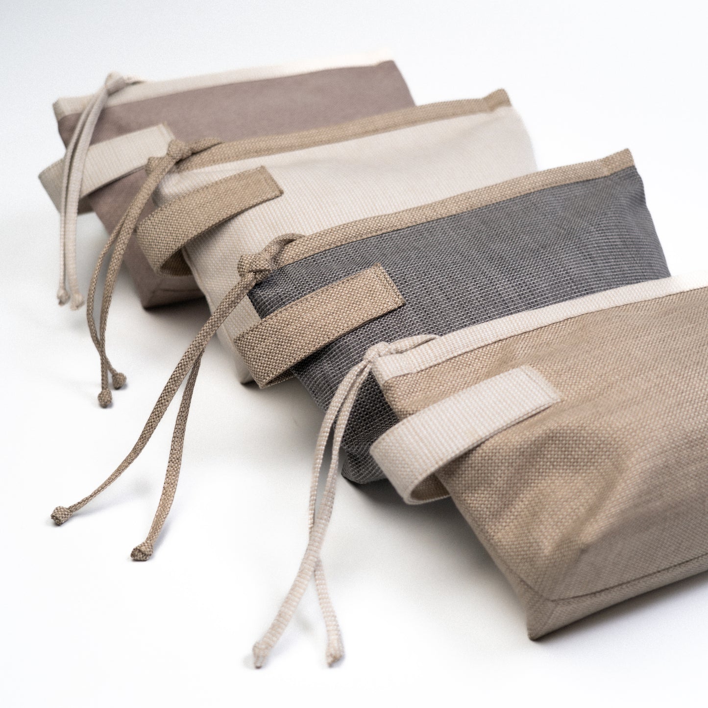 Grey Canvas Pouch