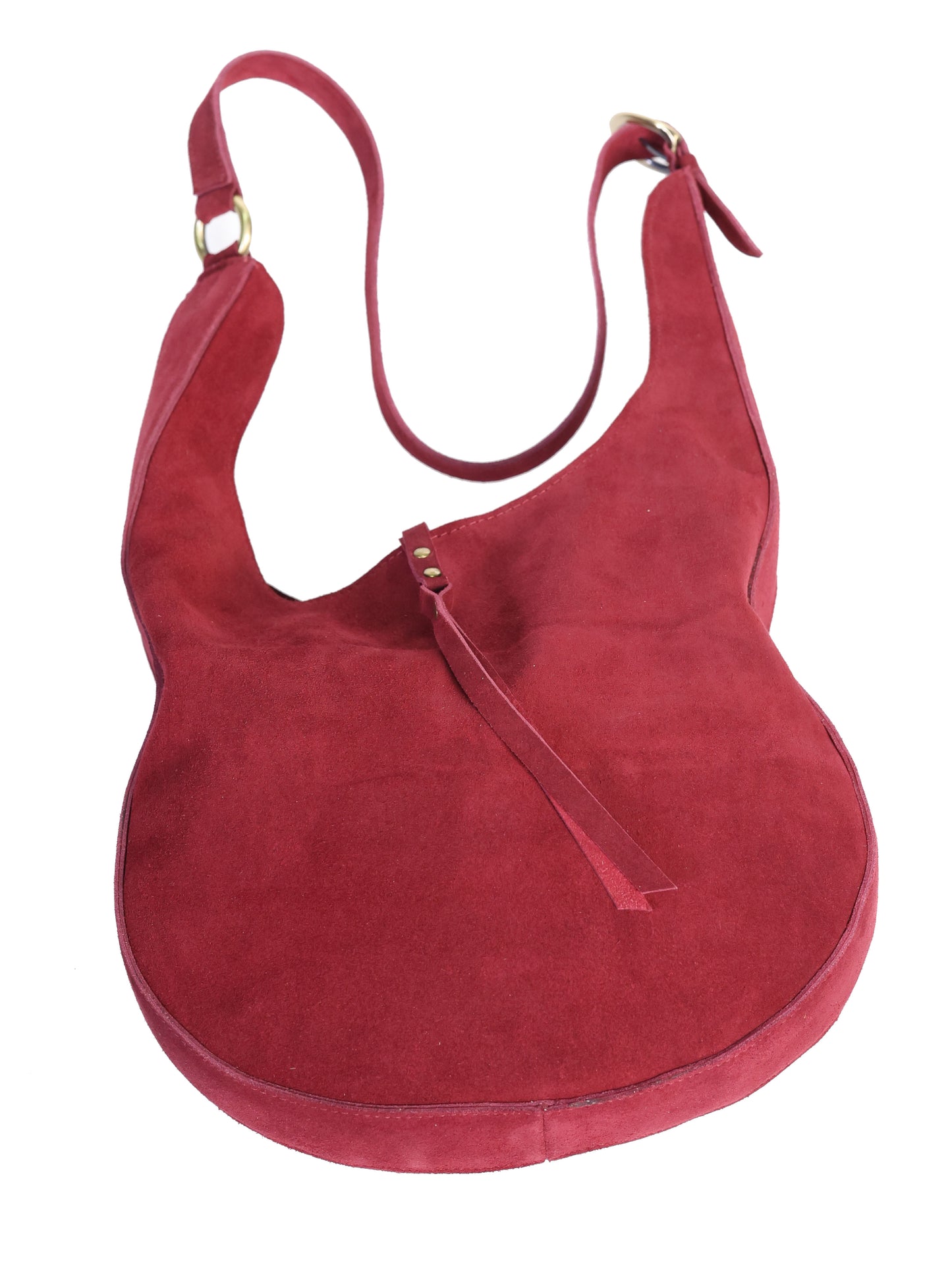 Burgundy Hobo Bag