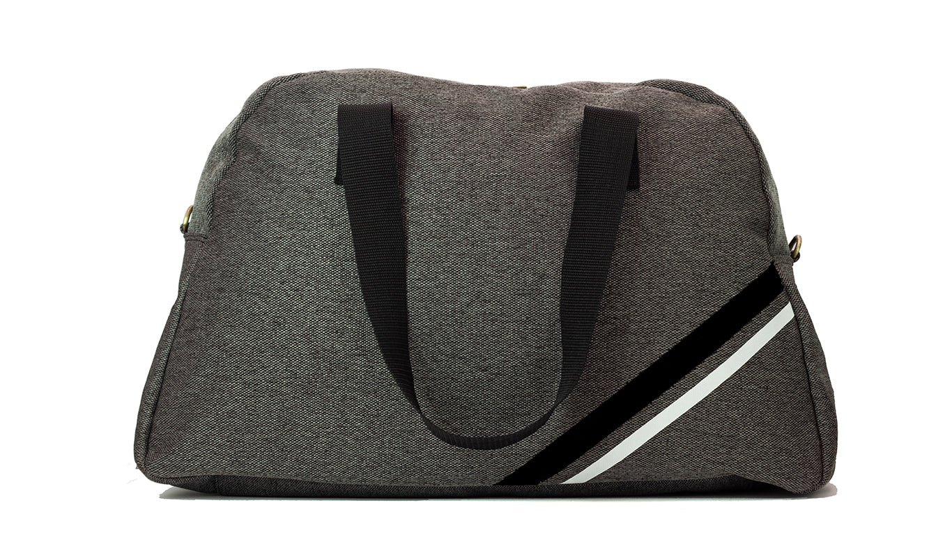 Dark Grey Canvas Luggage