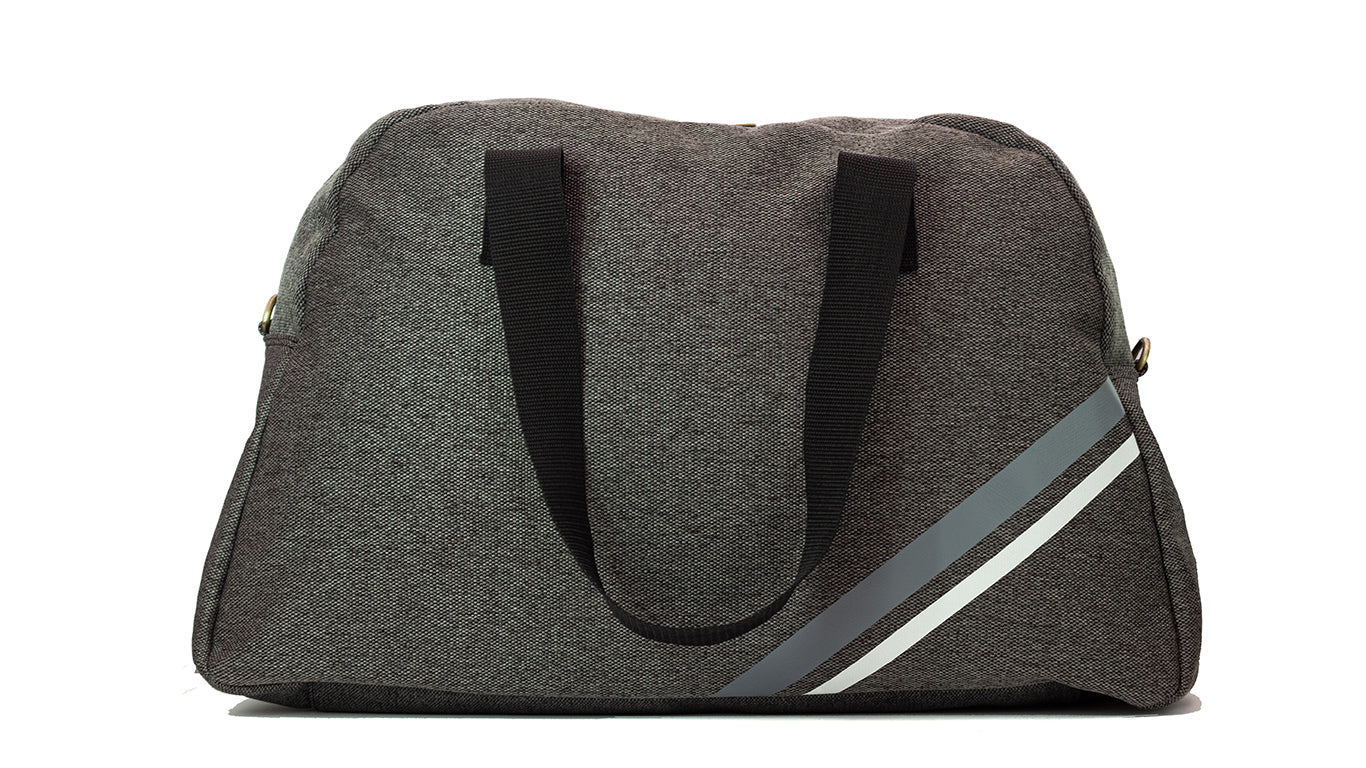 Dark Grey Canvas Luggage