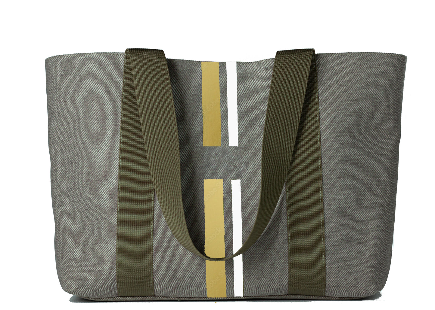 Beige Canvas Holiday Bag