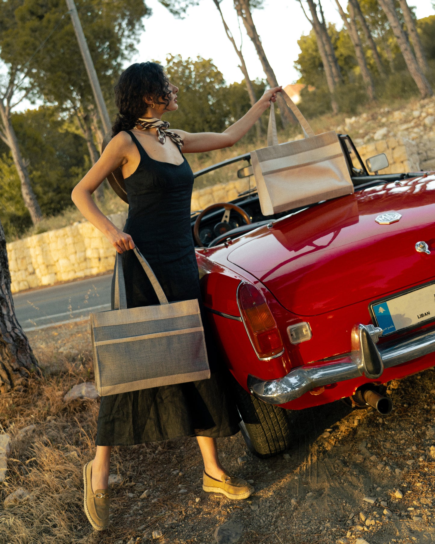 Nude Canvas Tote Bag