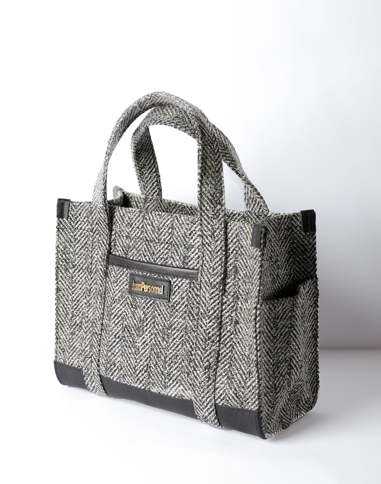 Black Jacquard Tote